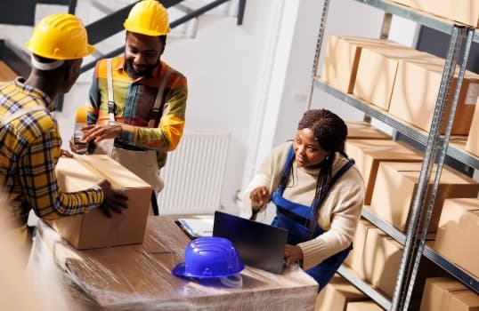 Dison Logistics team at work